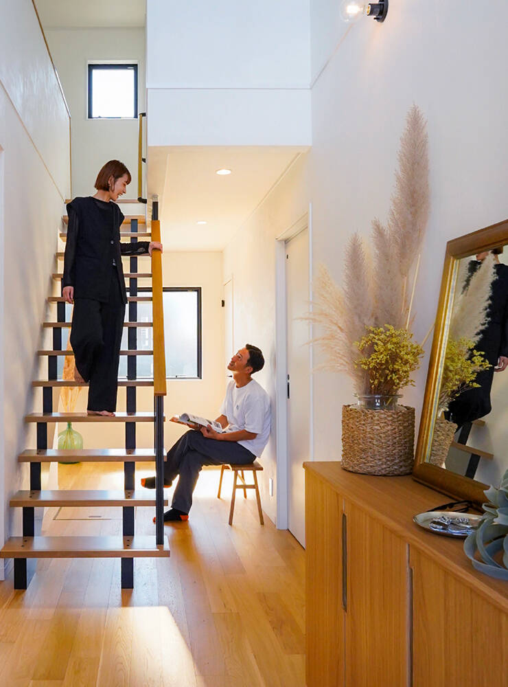 室内の階段とインテリア